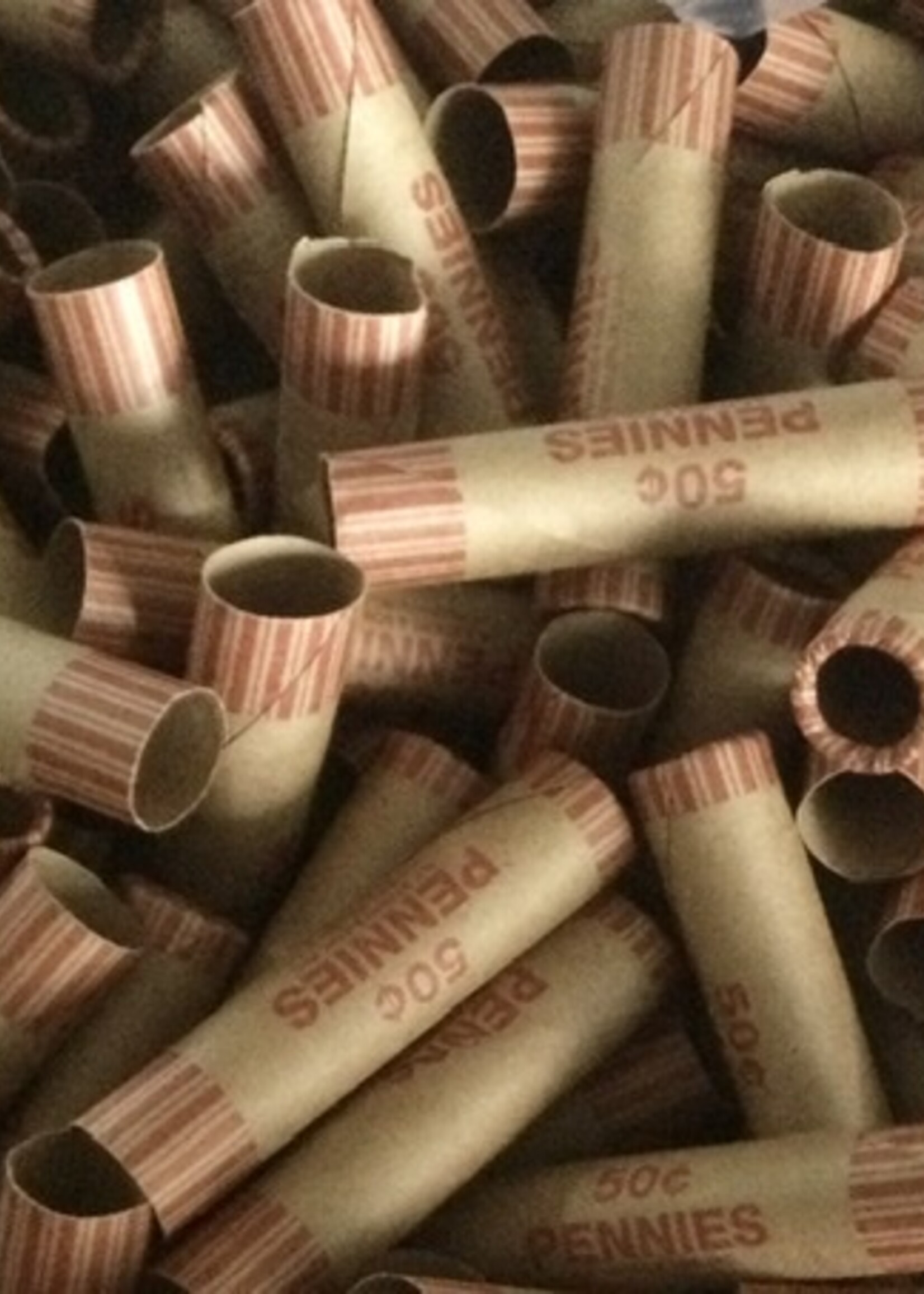 Penny coin wrappers per 6