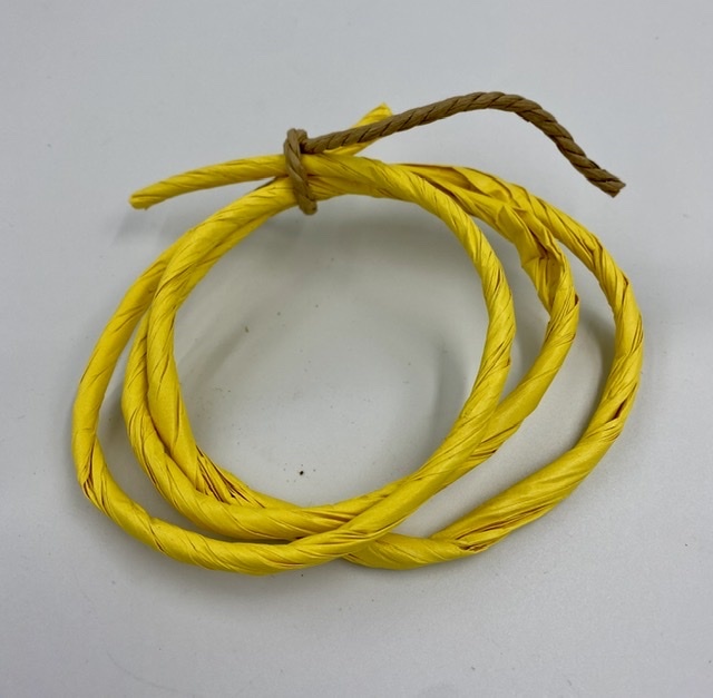 Yellow paper rope 1 meter
