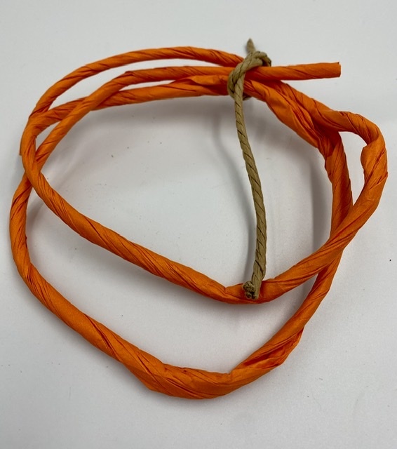 Oranje papiertouw 1 meter