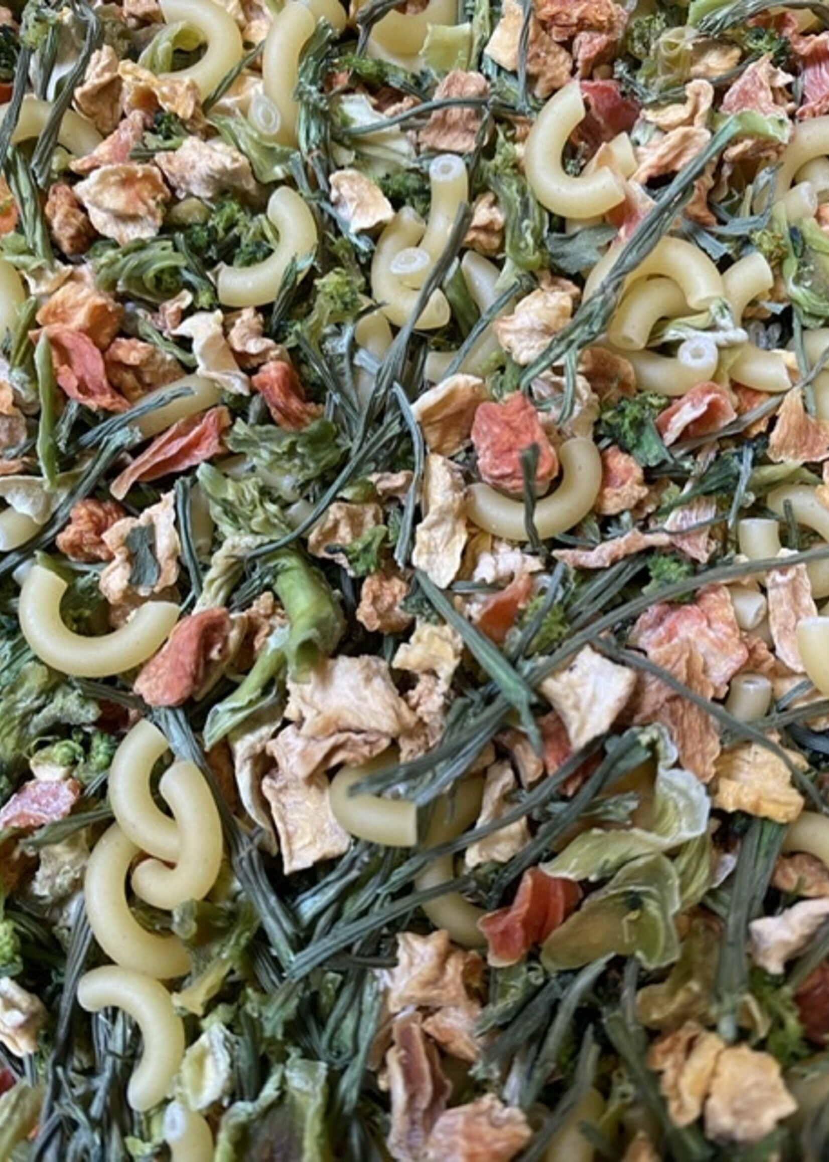 Gaaien-frutsels Broccoli - pompoen pasta warme hap