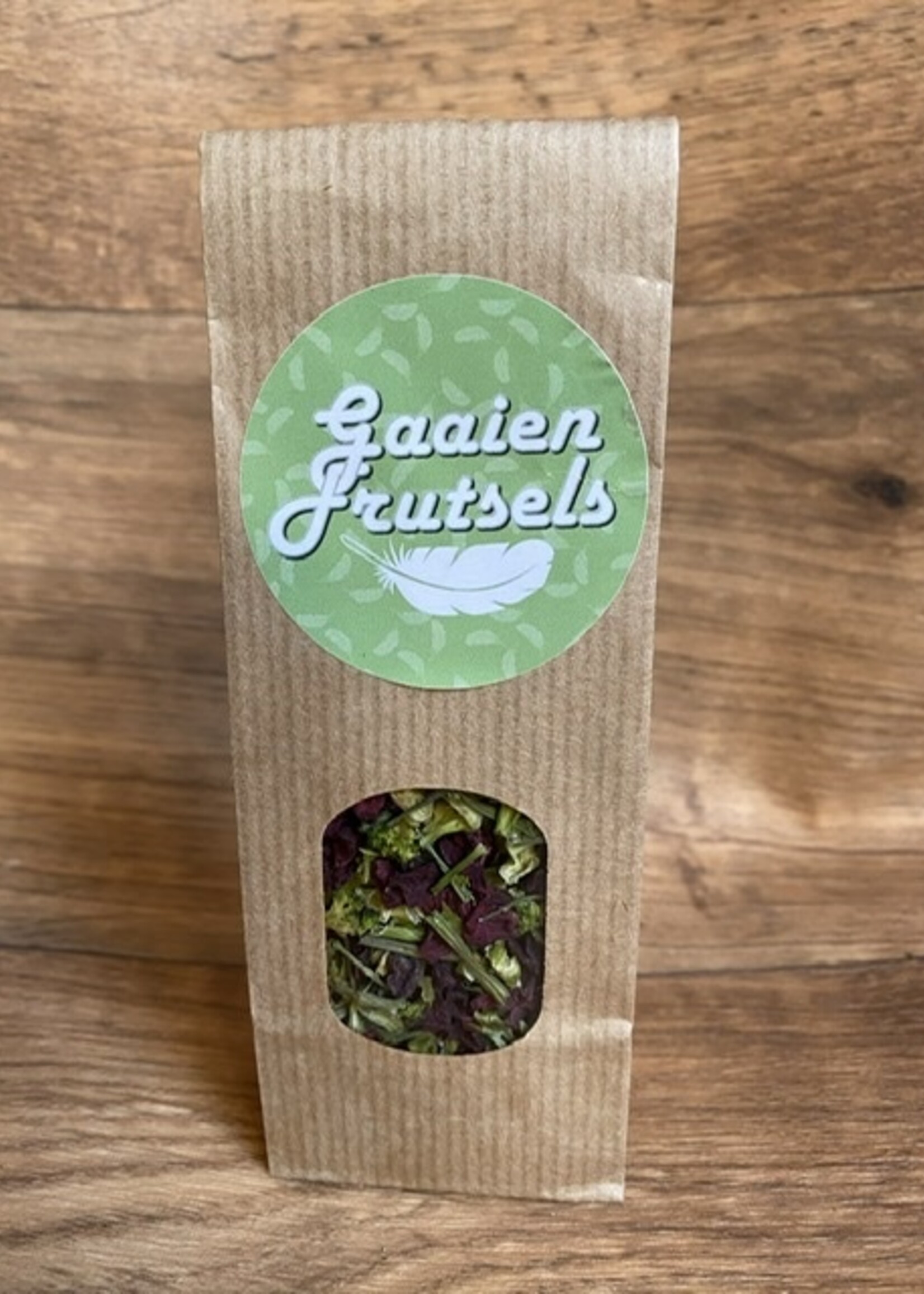 Gaaien-frutsels Het bieten wel potje