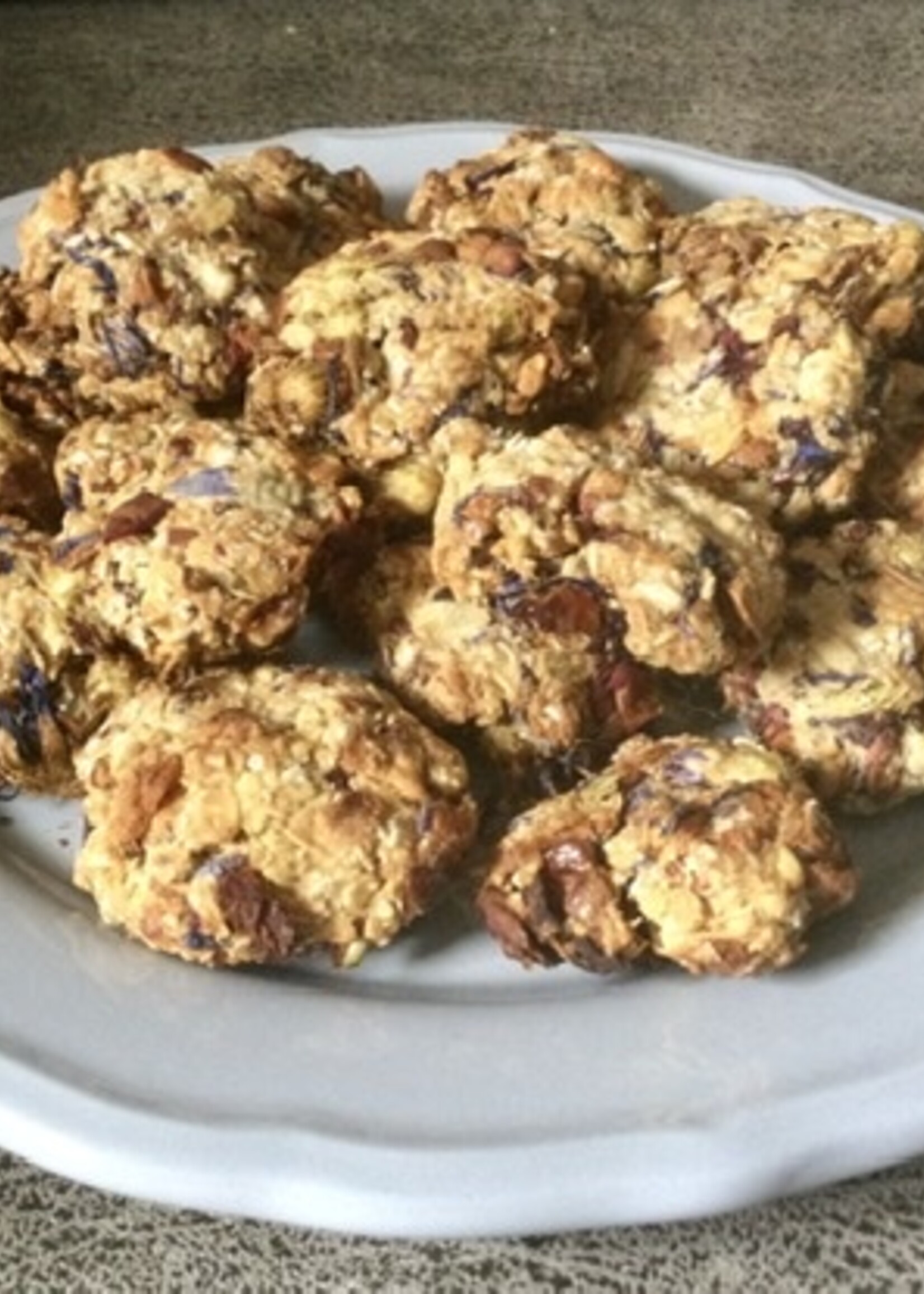 Gaaien-frutsels Bloemige koekjesmix met cashew