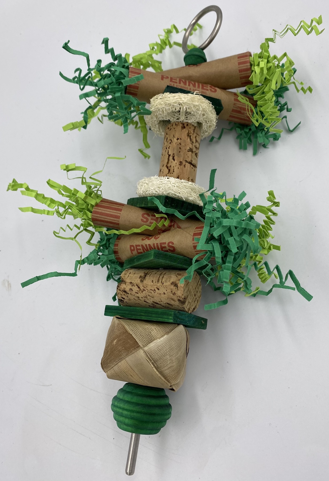 Stuffed tree pin