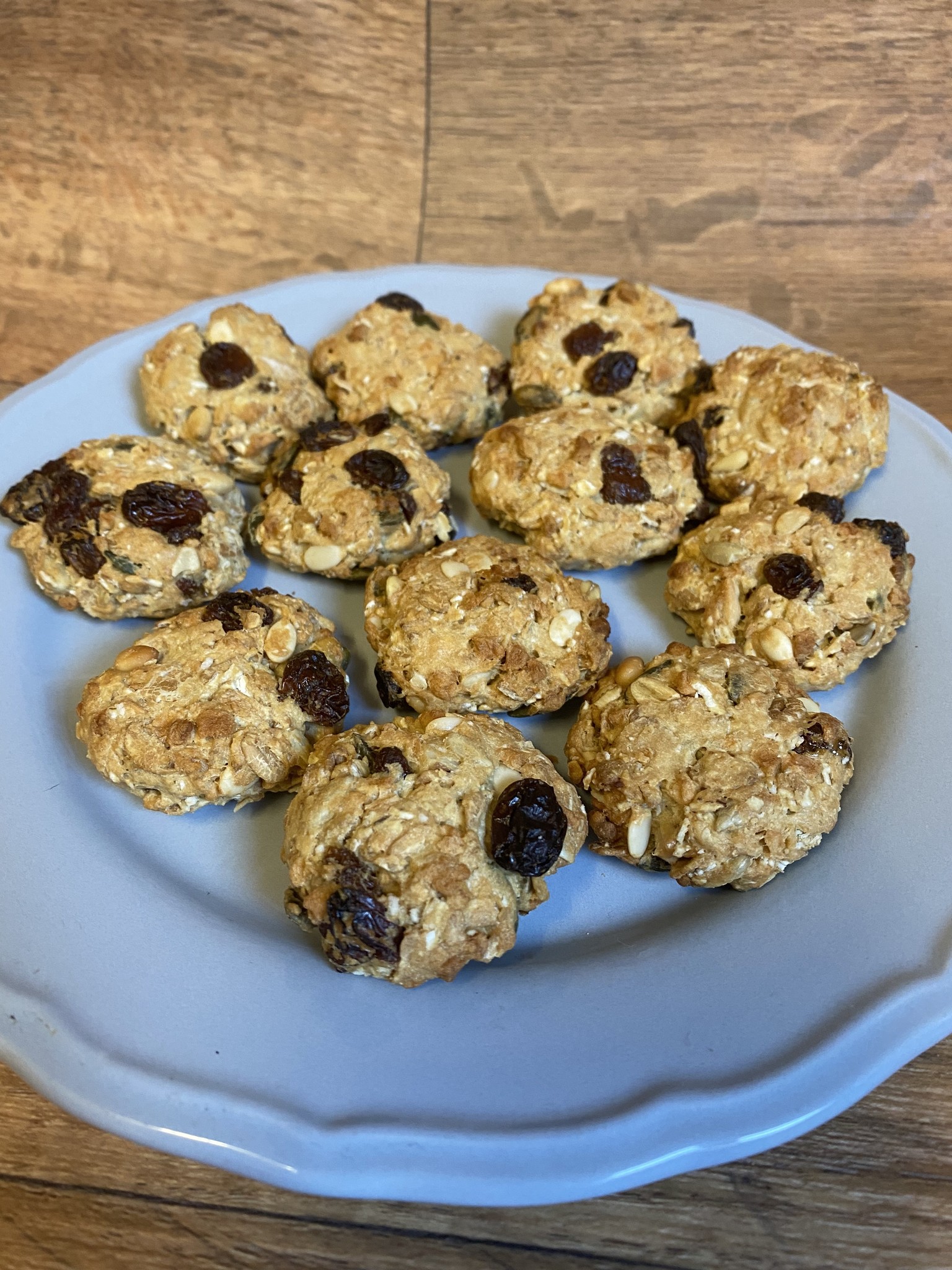 Appel rozijnen met pitten koekjes mix