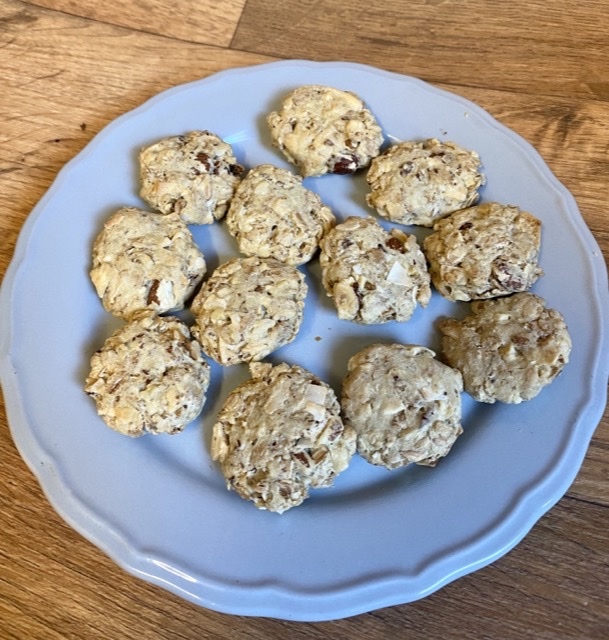 Spelt koekjes mix met noten en kokos