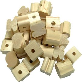 Zoo-Max Wooden spool natural 36 pieces