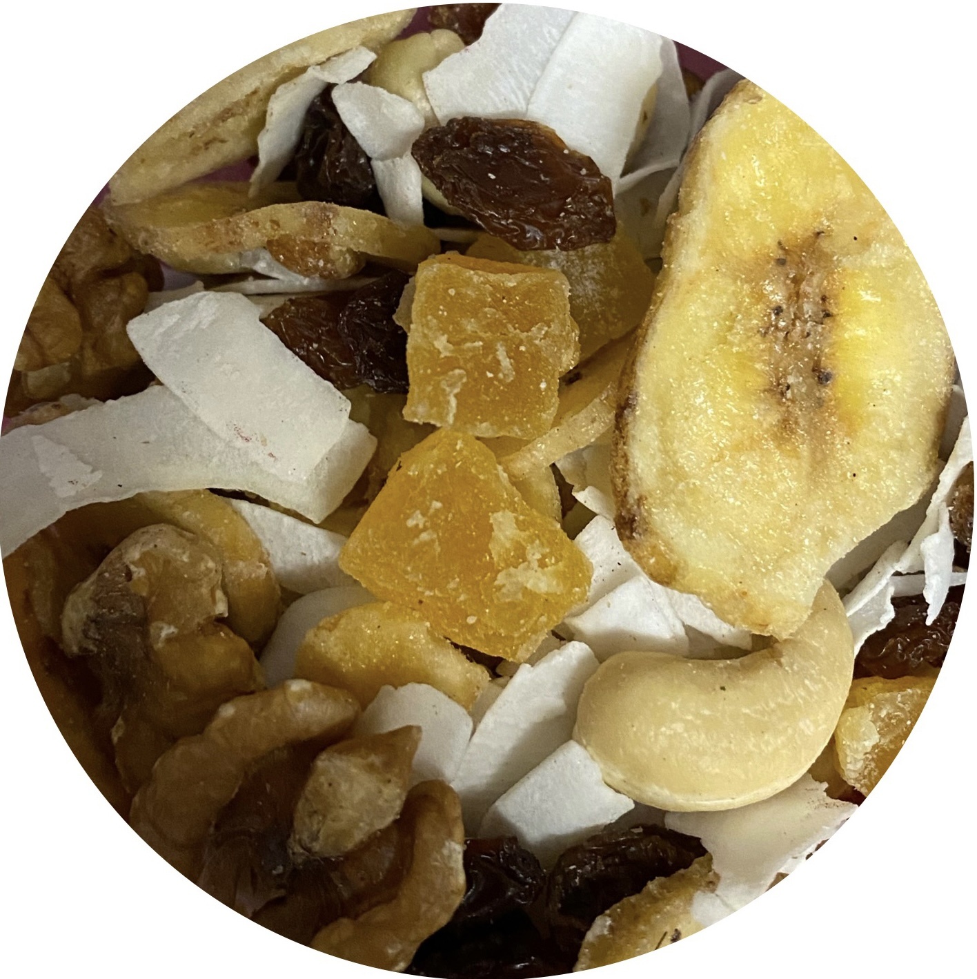 Banana mango with nuts mix 180 ml