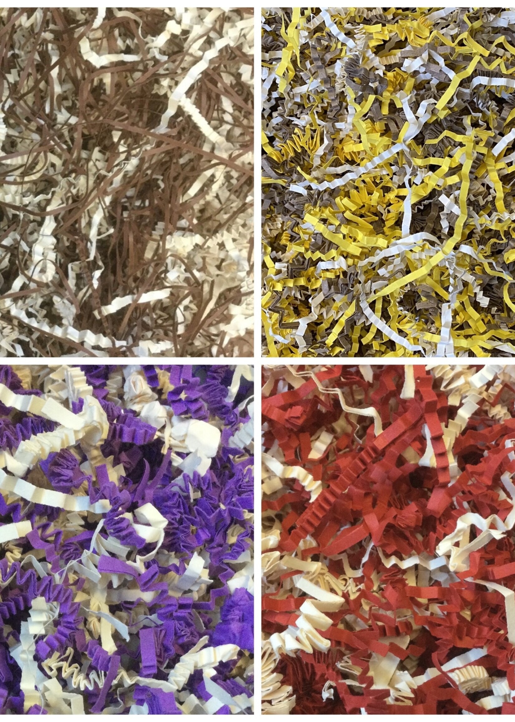 Gaaien-frutsels Paper shreds package ivory