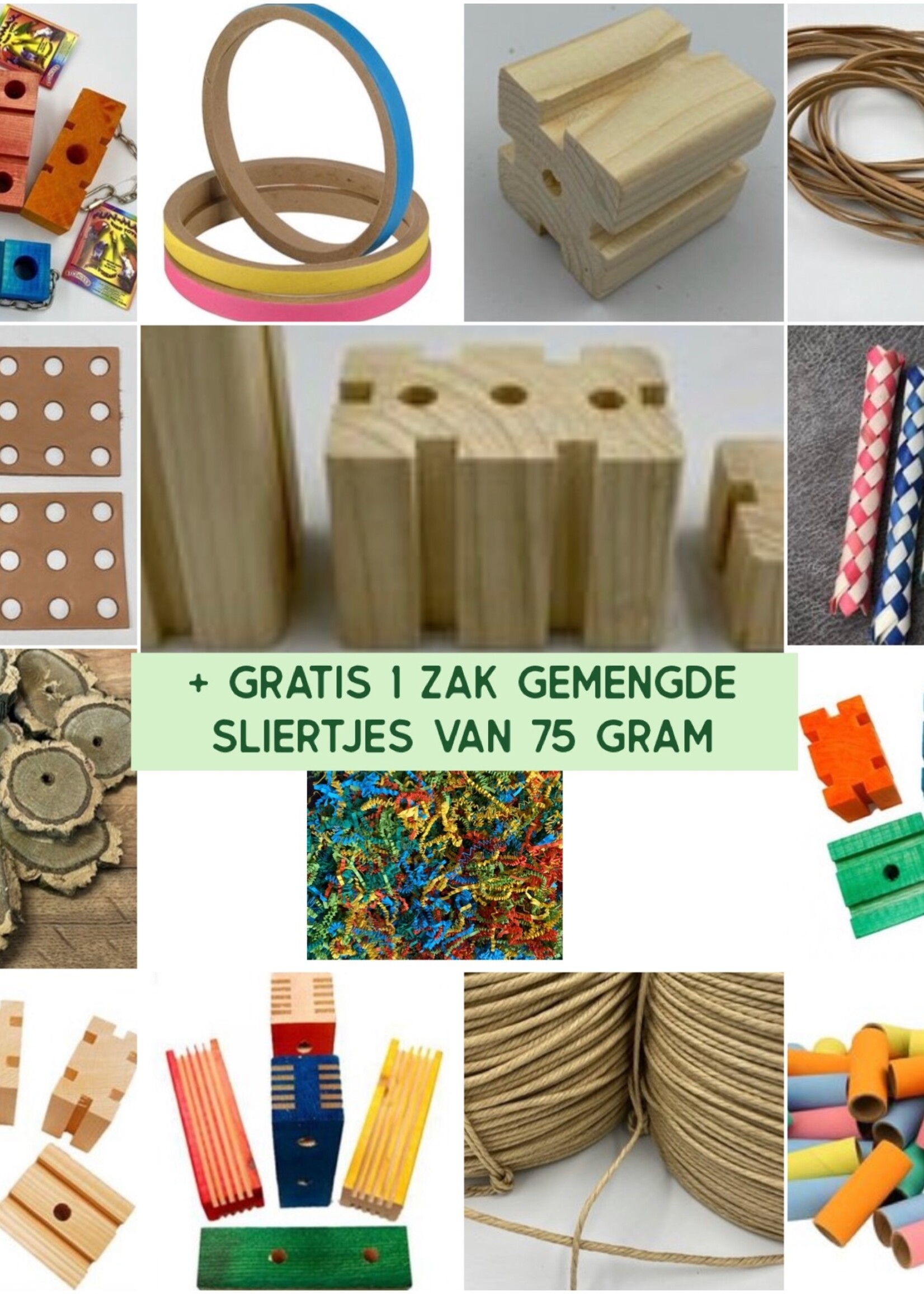 Gaaien-frutsels Grote vogel knutsel pakket