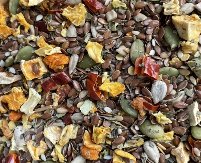 Lijnzaad snacks -Pompoen peper