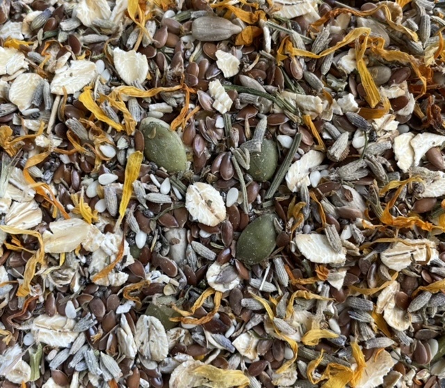 Lijnzaad snacks- Bloemen en chiazaad