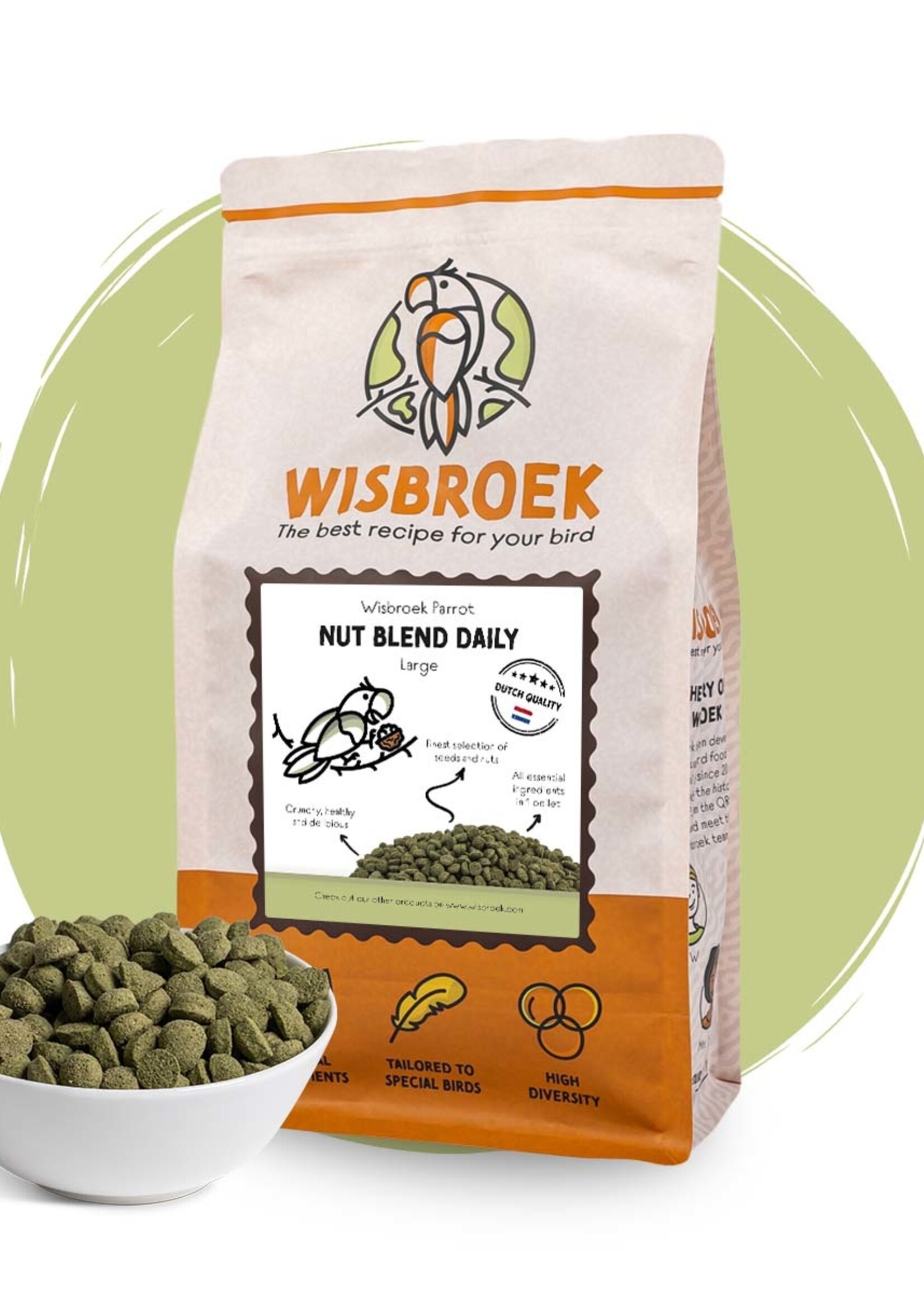 Wisbroek Nut Blend Daily Large 3 kilo
