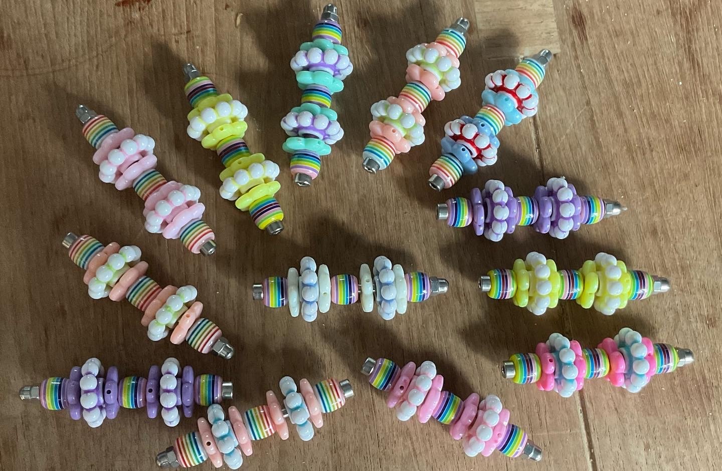 Voetspeeltje Rainbow Pastel