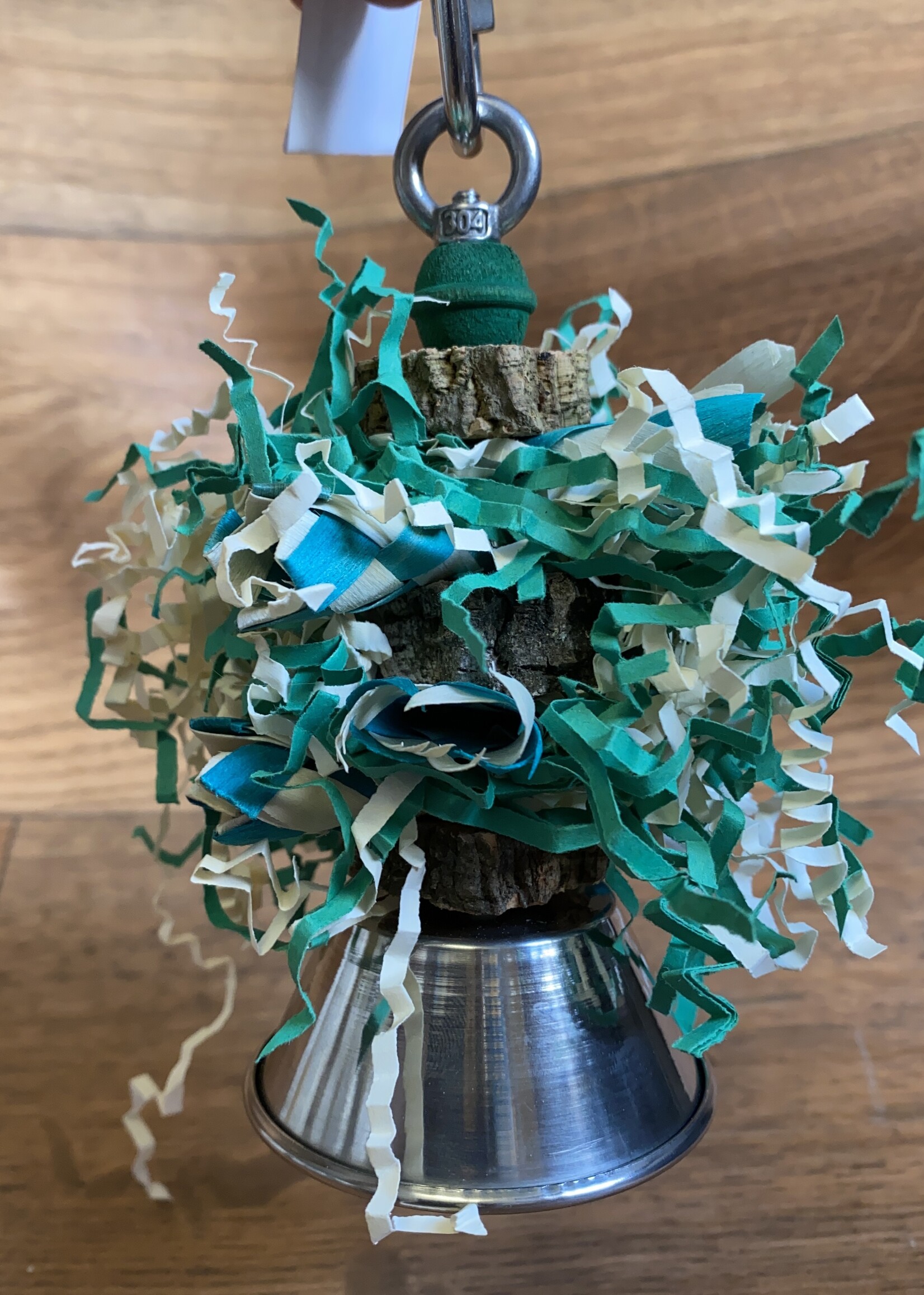 Gaaien-frutsels Parakeet gnawing bell Corky