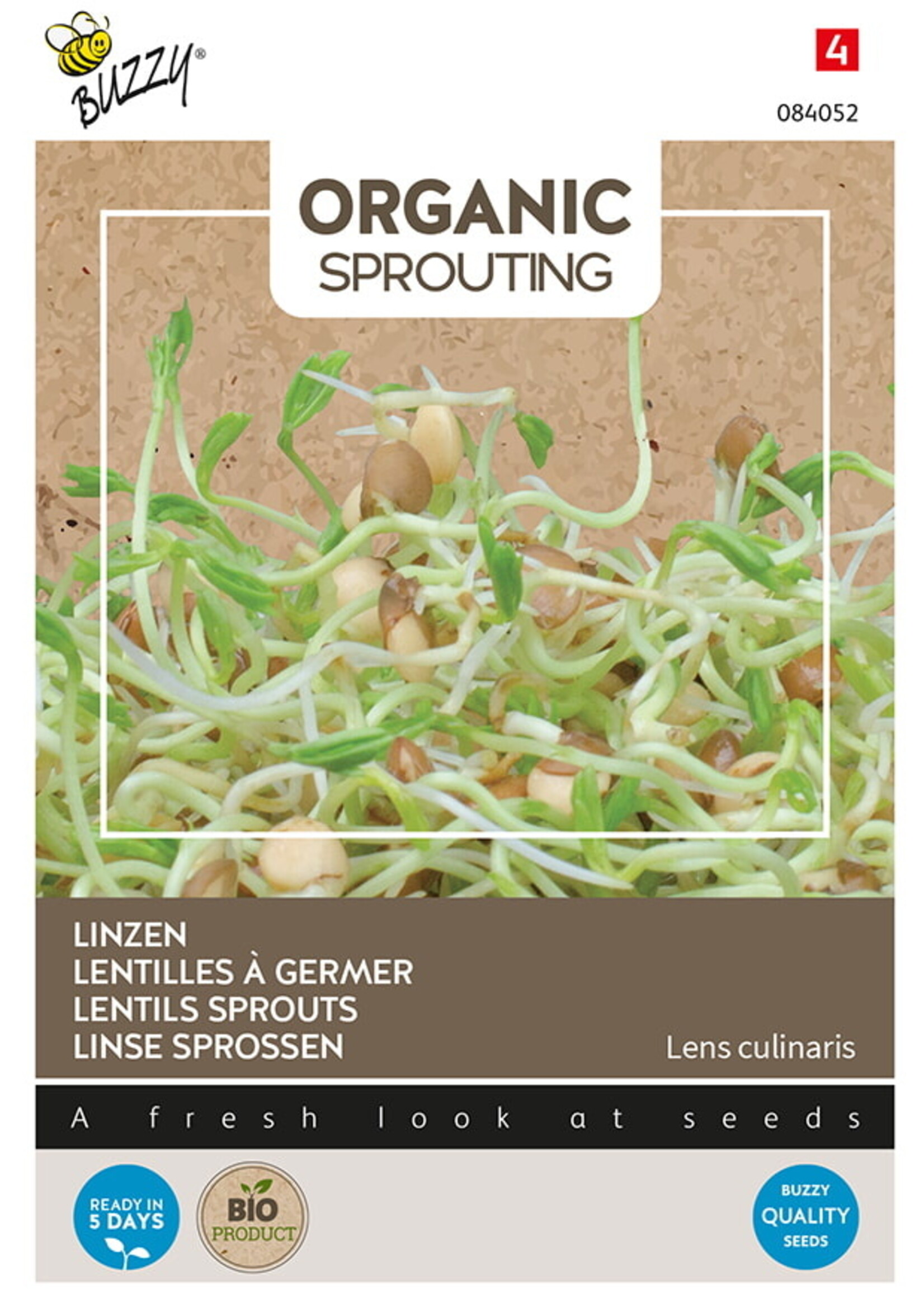 Buzzy Organic Sprouting Linzen