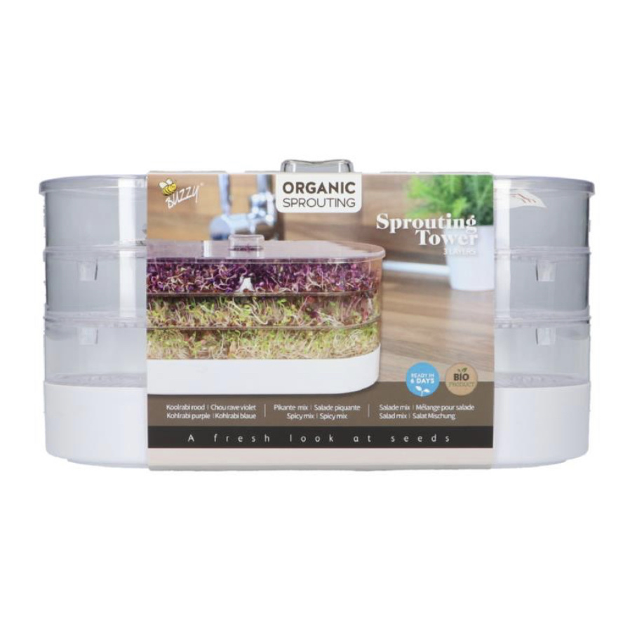 Organic Sprouting Tower 3 laags