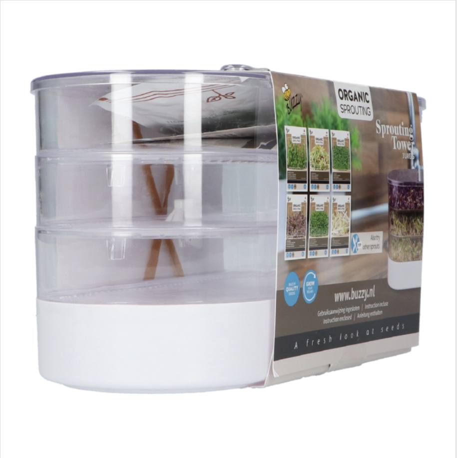 Organic Sprouting Tower 3 laags