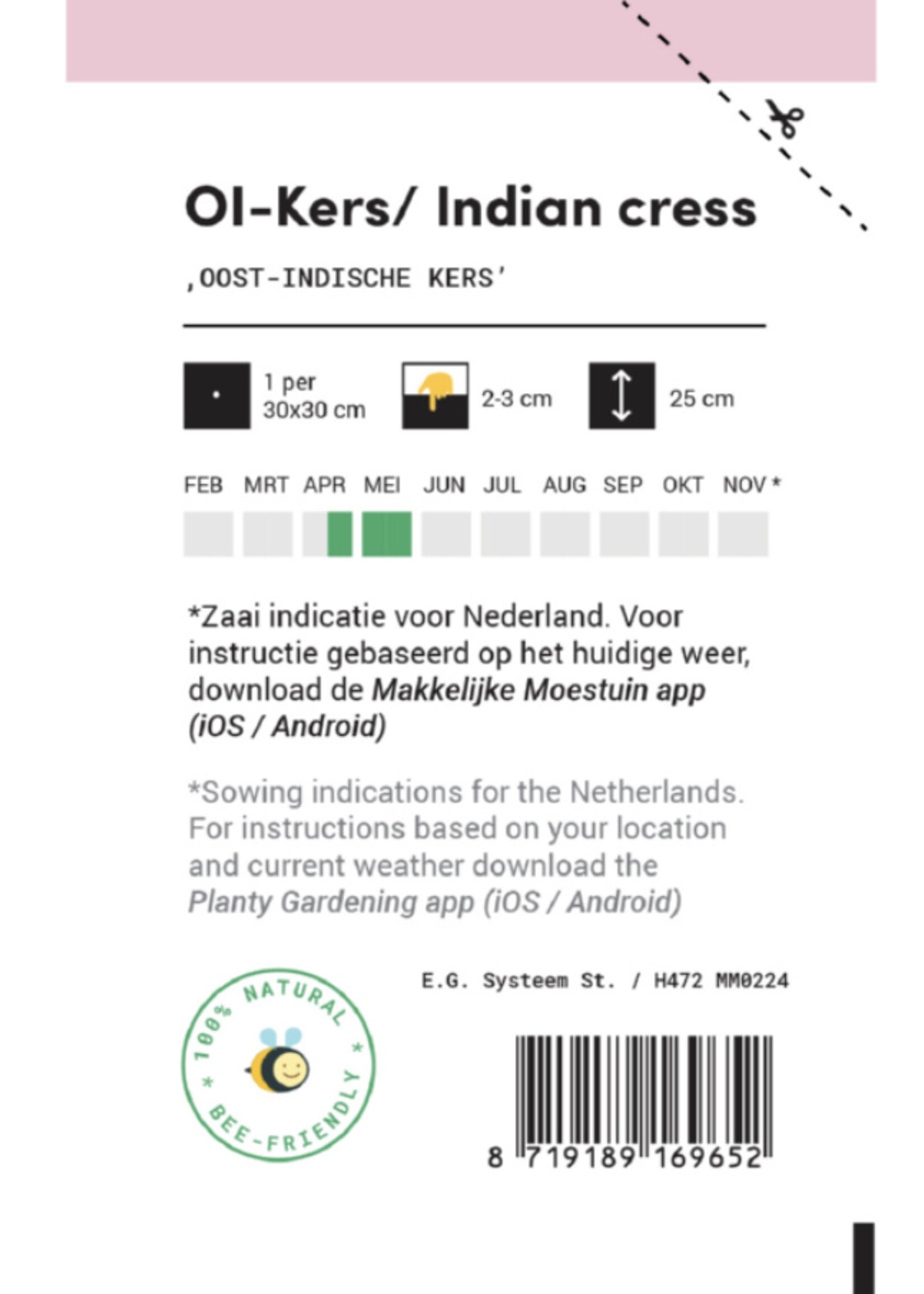 Makkelijke Moestuin Indian Cress
