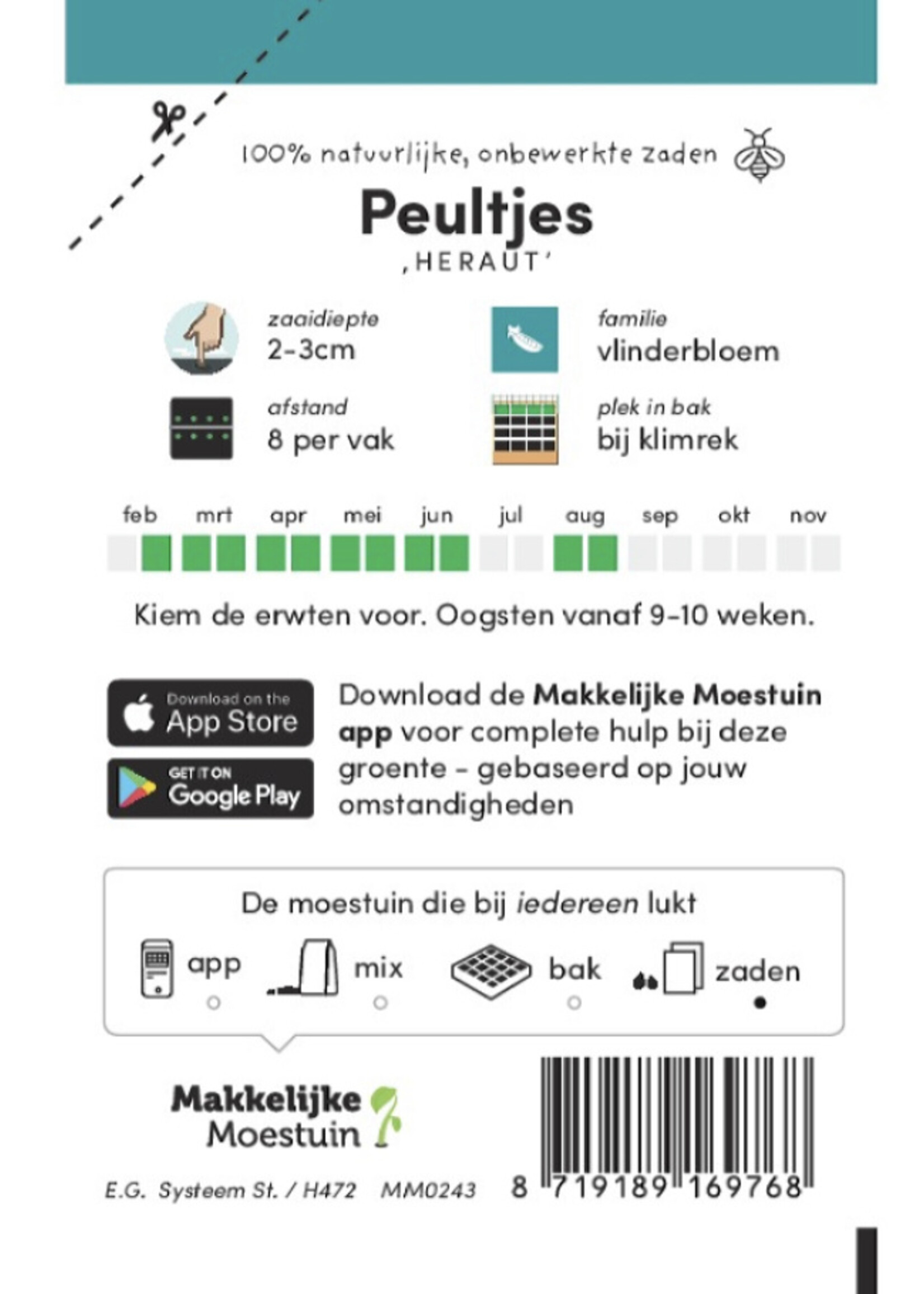 Makkelijke Moestuin Peultjes