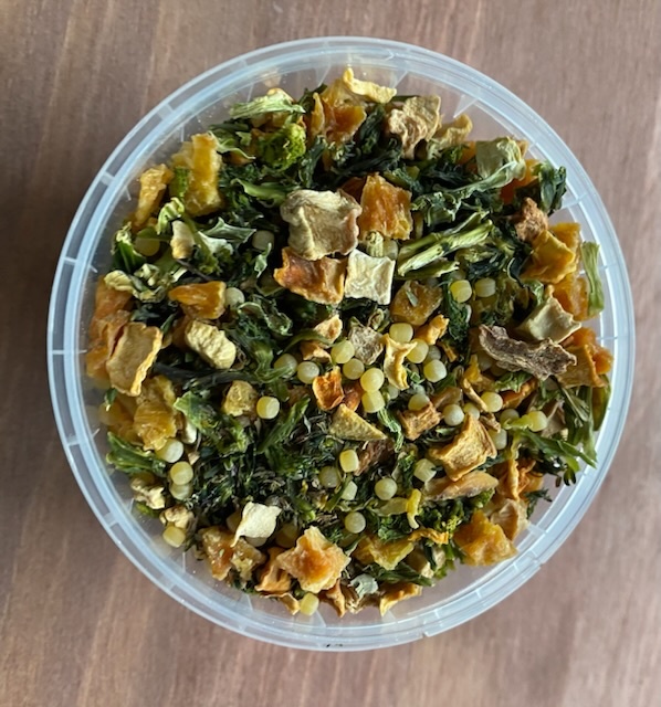 Zoete aardappel broccoli warme hap