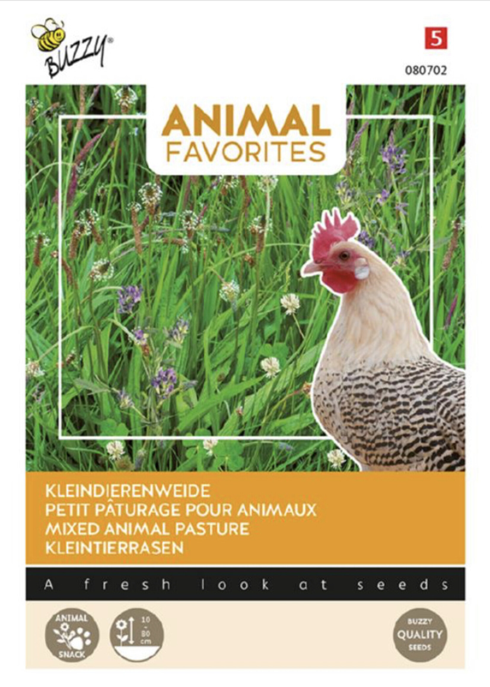 Buzzy Mixed animal pasture