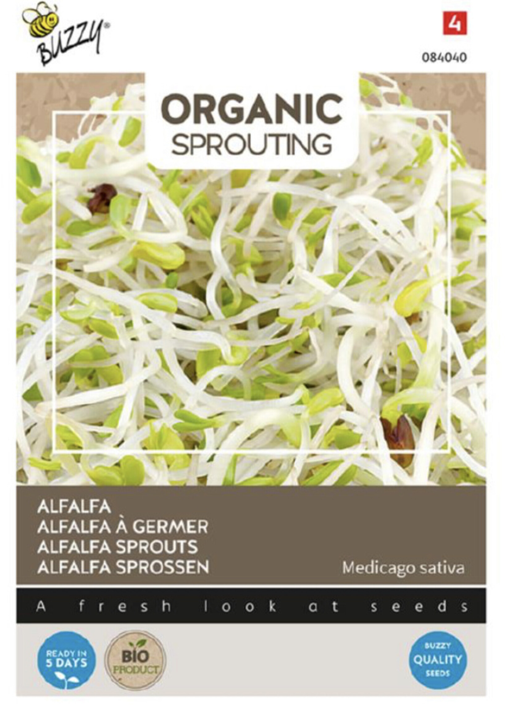 Buzzy Organic Sprouting Alfalfa