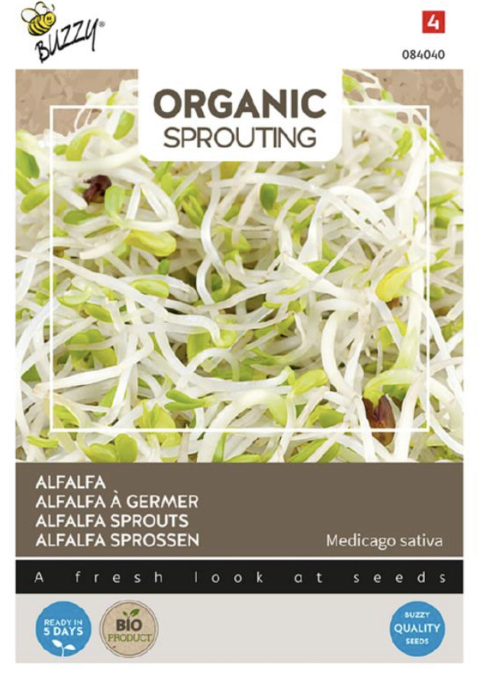 Buzzy Organic Sprouting Alfalfa