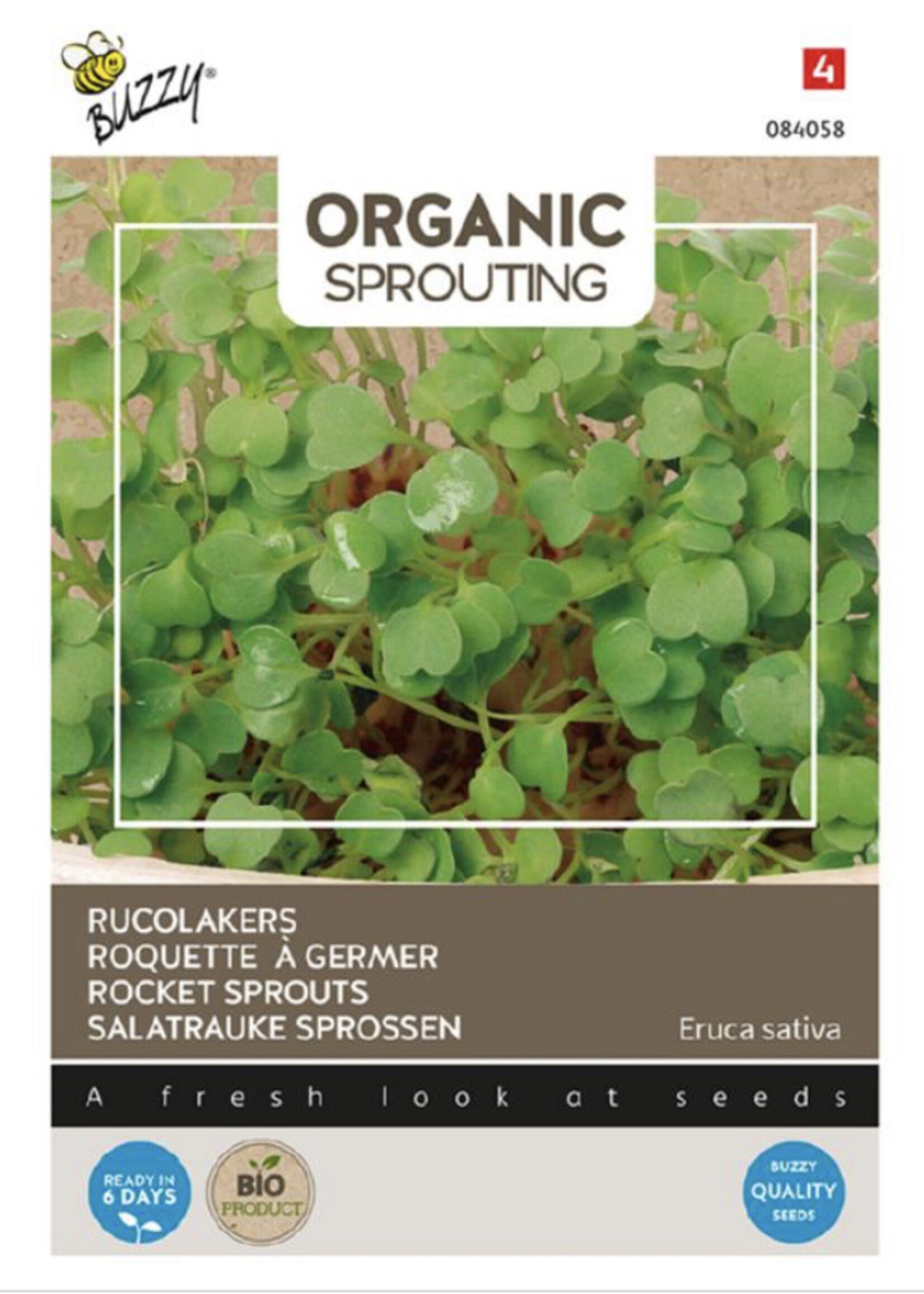 Buzzy Organic Sprouting Rucolakers