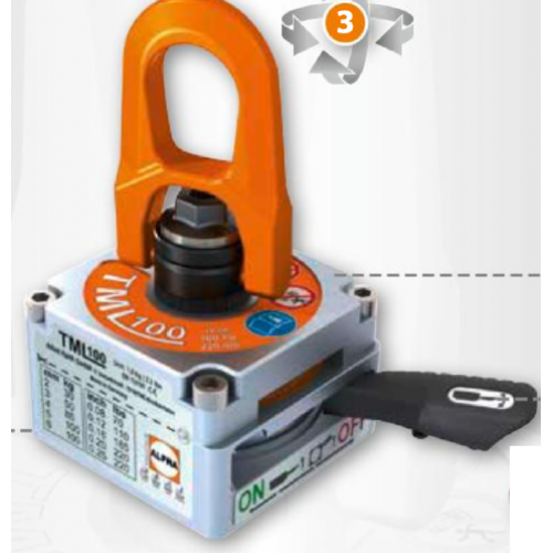 ALFRA TML100 hefmagneet