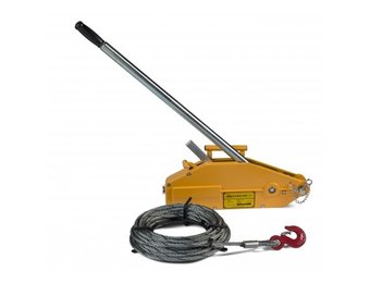 Deltafor staaldraadtakel 1600kg, met 20 meter staalkabel