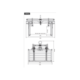 Mechanische klem PMF5 3000 kg