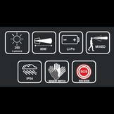 Kratos Safety Rainbow 1 hoofdlamp