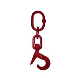 Wartelhaak samenstel, met veiligheidshaak