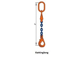 PEWAG Grade 100 kettingleng 8mm