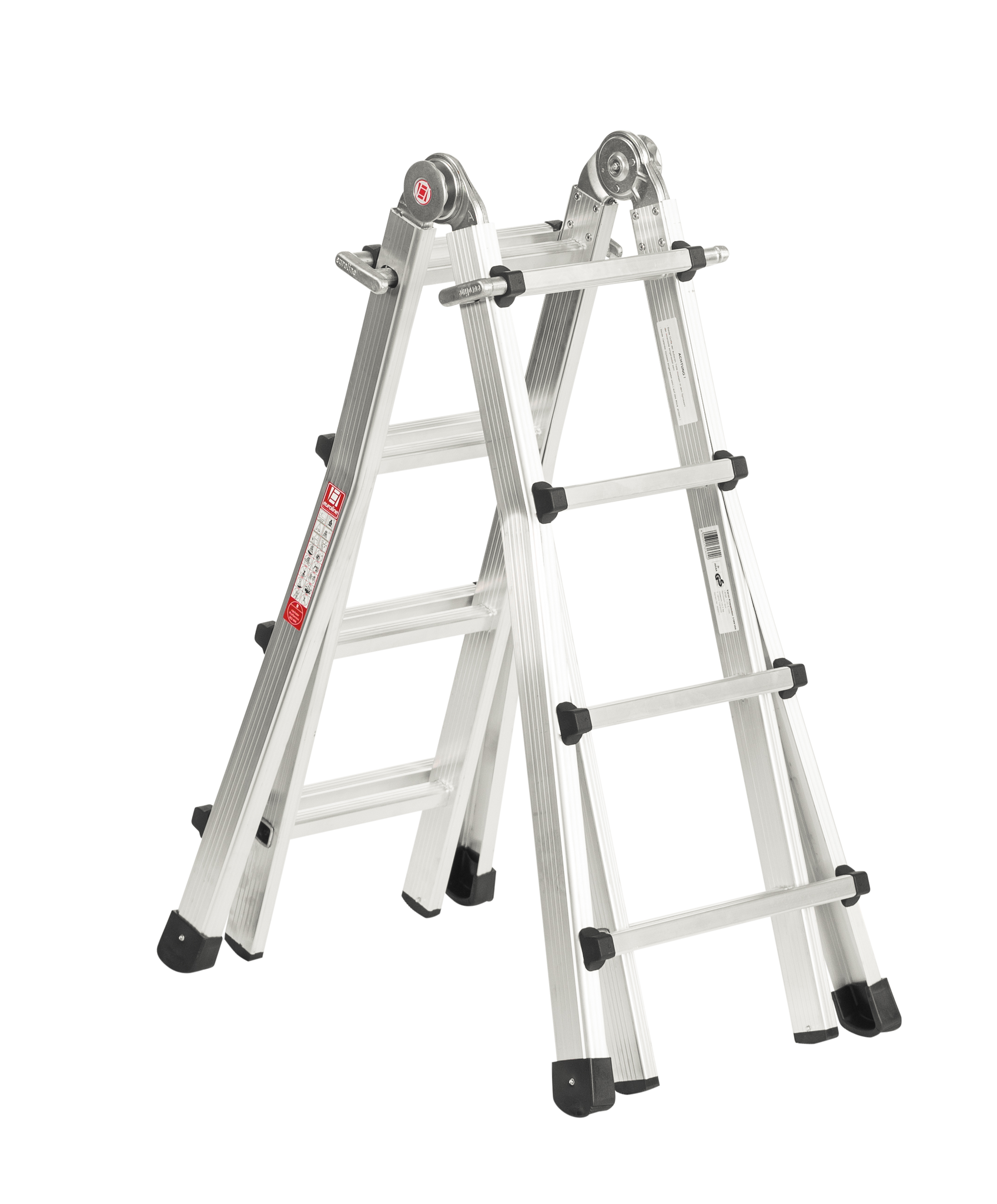 Euro-Vario telescoopladder 4x4 treden