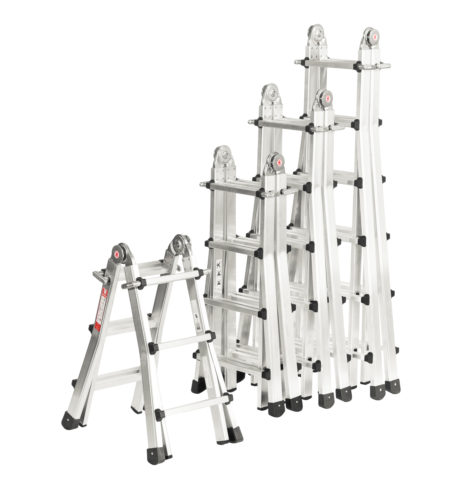 Euro-Vario telescoopladder 4x3 treden