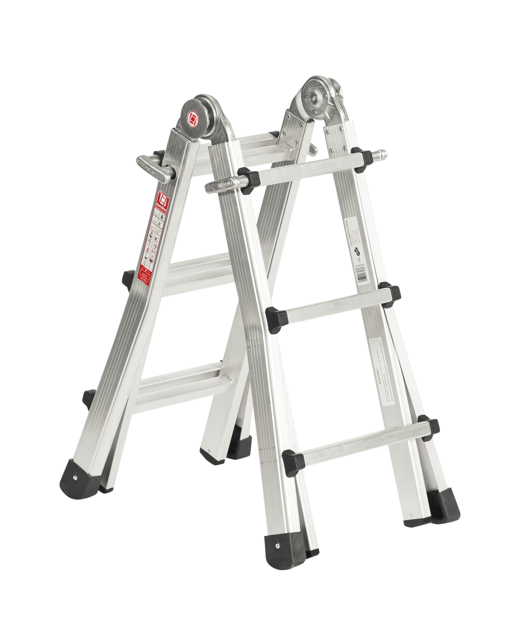 Euro-Vario telescoopladder 4x3 treden