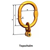 PEWAG Grade 100 kettingleng 13mm, werklast 6700kg