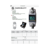 Lastmeter / kraanweegschaal 10 ton met digitale uitlezing