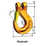 Grade 100 PEWAG ketting 4-sprong 13mm  werklast 14.000kg