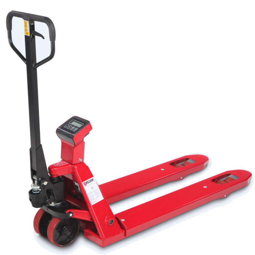 Palletwagen met weegschaal