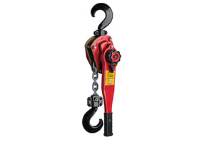 Delta Red rateltakel met scheepswerfhaken 1500 kg / LC 30daN