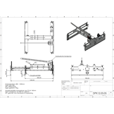 Hydraulische dakplatenklem werklast 600kg