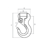Hijsbandhaak 1 ton
