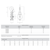 Klapblok Delta 2 ton