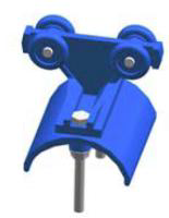 Kunstof kabelwagen voor Liftikus C-rail - Copy