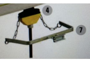 Mobilis enkele meeneemarm voor stroomafnemer