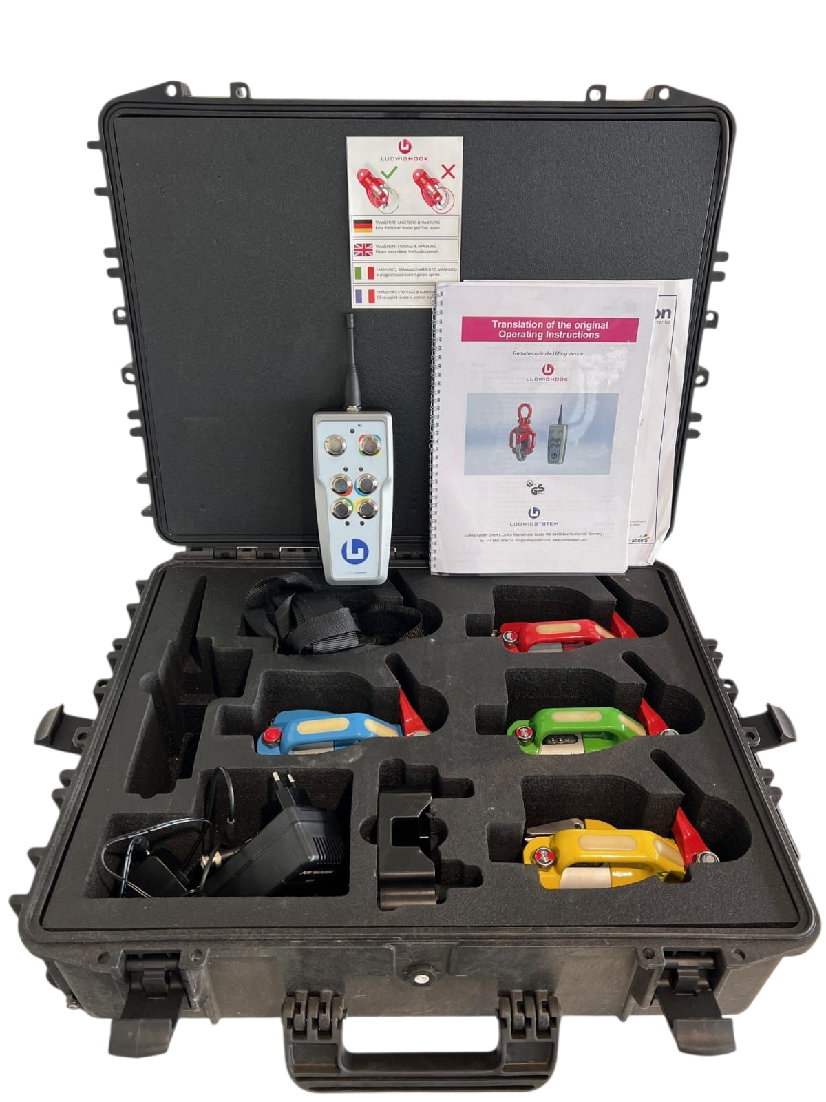 Ludwig hook automatische hijshaak 2,5 ton