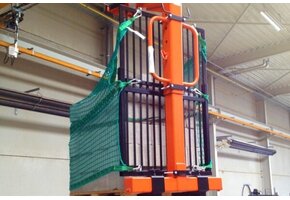 Veiligheidsnet voor uitschuifbaar pallethaak