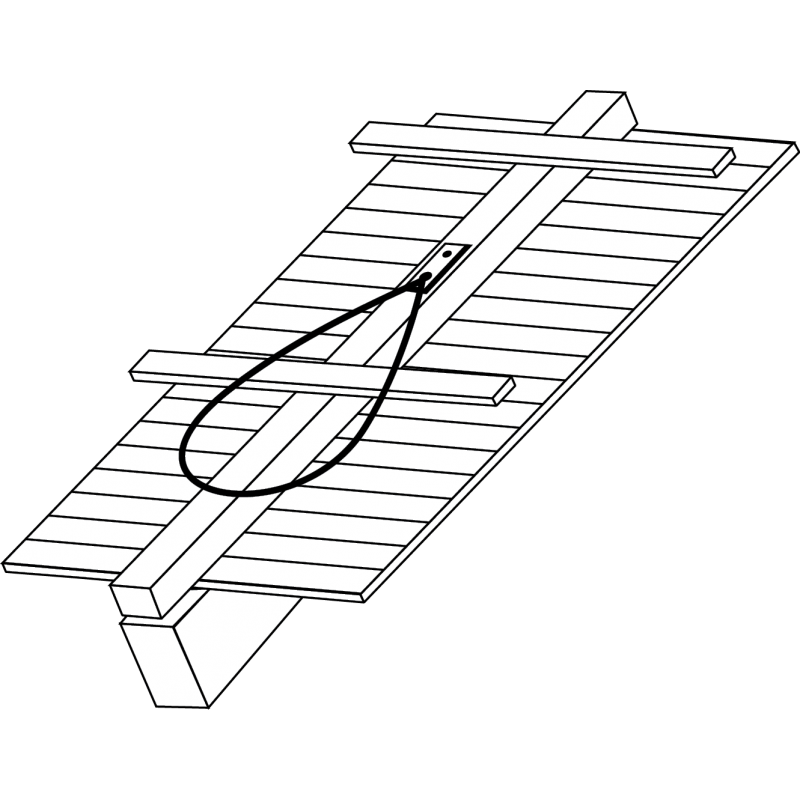 Ankerpunt voor schuine daken